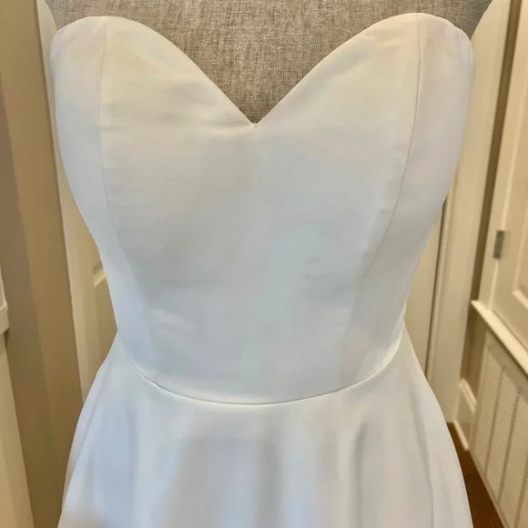 🌟💜🌟STELLA YORK Ivory Wedding Dress with Detachable Sleeves Altered to Sz 2 - Picture 10 of 14